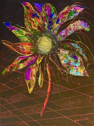 Holiday inflorescence (blossom) von Andy Hollimon, Malerei kaufen auf Singulart