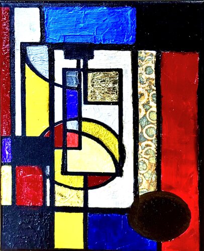 Linear Geo by Andy Hollimon, 油畫 for Sale on Singulart