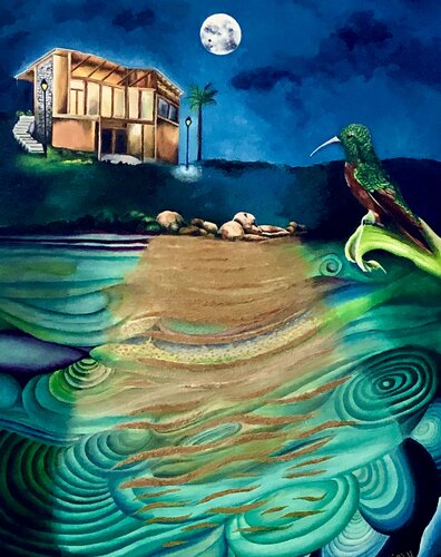 Almost Home di Andy Hollimon, Pittura in vendita su Singulart