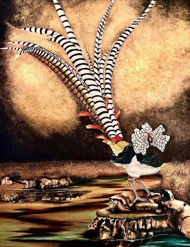 The Perch di Andy Hollimon, Pittura in vendita su Singulart