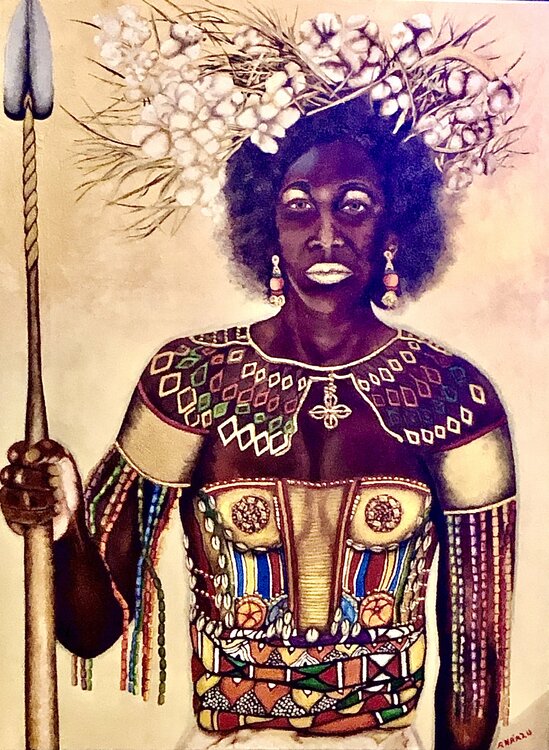 African Warrior Queen Nickeisha Andy Hollimon