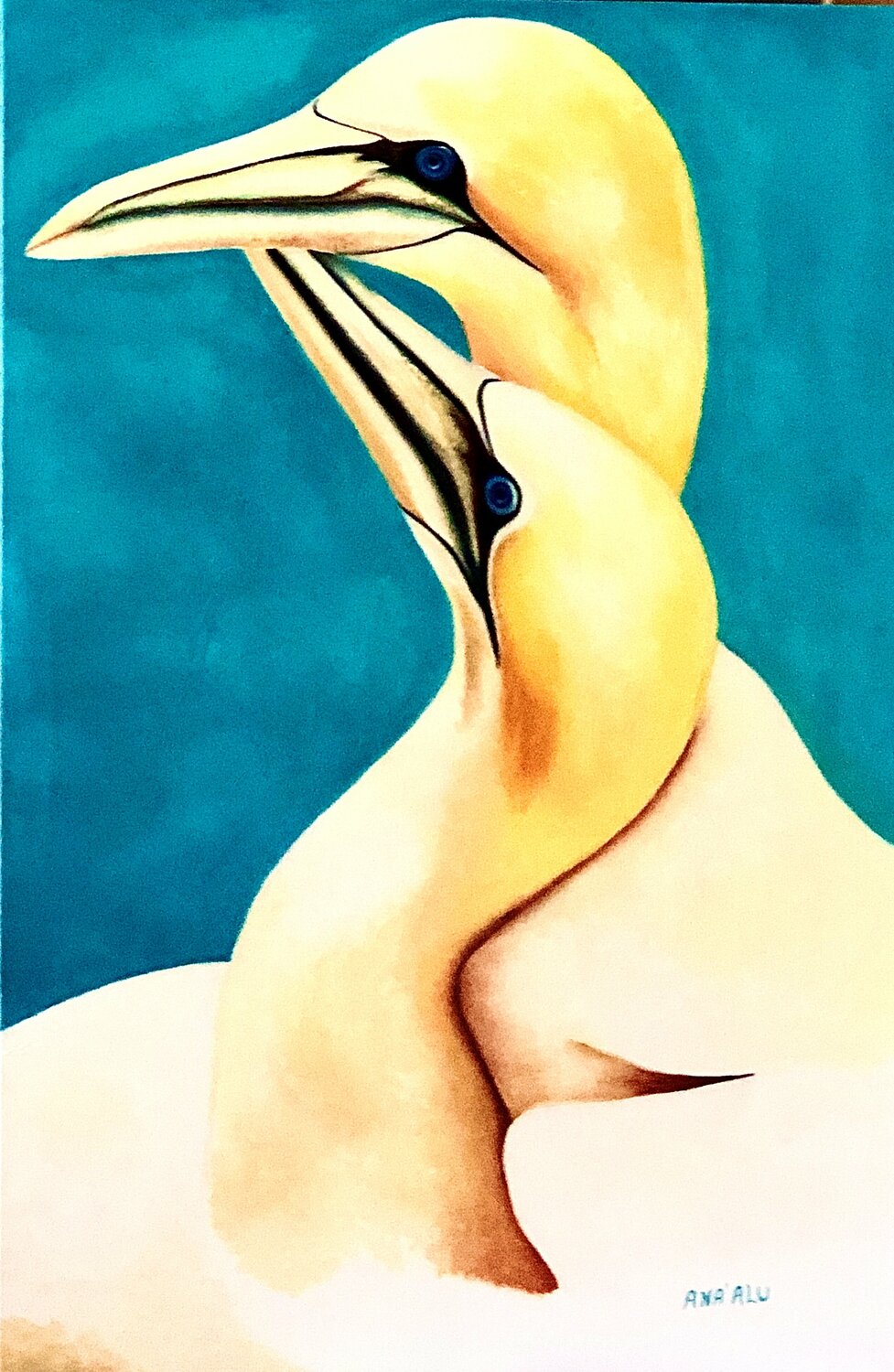 I Love You And Admire You Andy Hollimon Dipinto originale in vendita
