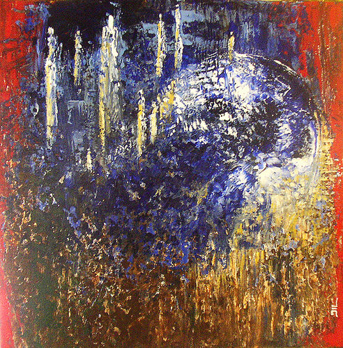 Les voies de l'incertitude van Jean-Luc Lacroix, Schilderij te koop op Singulart