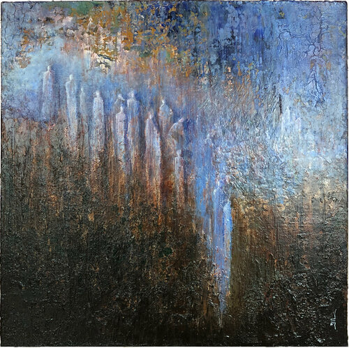 FOG 50x50 by Jean-Luc Lacroix, 회화 for Sale on Singulart