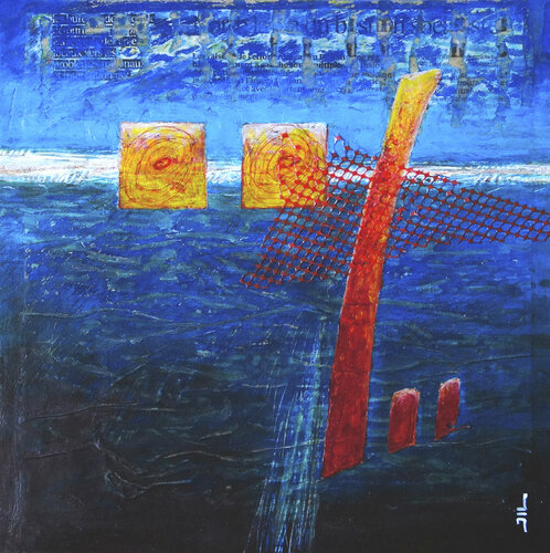 Abstract Sea by Jean-Luc Lacroix, Painting for Sale on Singulart