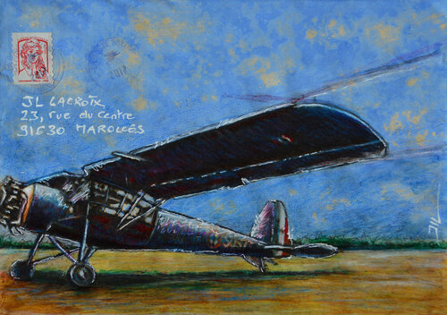 Mail Old Plane Jean-Luc Lacroix