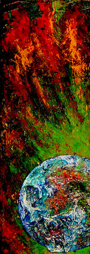 Abstraction en rond par Jean-Luc Lacroix, Œuvre sur papier en vente sur Singulart