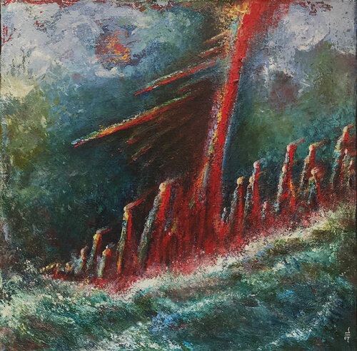 EMBRUNS di Jean-Luc Lacroix, Pittura in vendita su Singulart