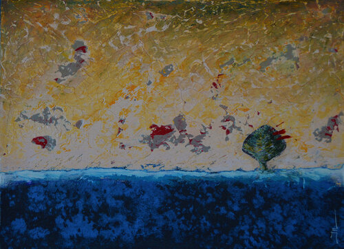 LOST TREE van Jean-Luc Lacroix, Schilderij te koop op Singulart