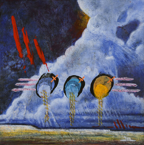 RAIN CLOUD von Jean-Luc Lacroix, Malerei kaufen auf Singulart
