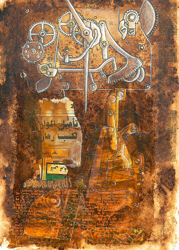 CARILLON 1 (Série des Rouages) by Jean-Luc Lacroix, 소묘 for Sale on Singulart
