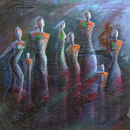 L’Envie by Jean-Luc Lacroix, 회화 for Sale on Singulart