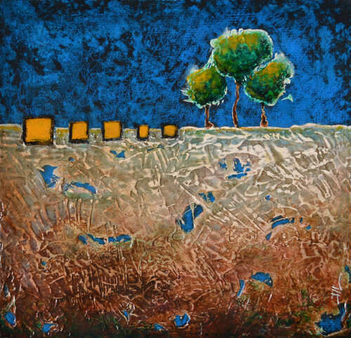 ROOTS 30x29 by Jean-Luc Lacroix, Painting for Sale on Singulart