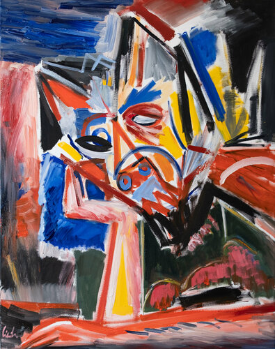Just thinking about cosmos stars life ... and sh.... by Maciej Cieśla, Painting for Sale on Singulart