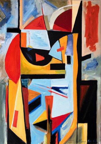 Abstract impresion 10 by Maciej Cieśla, Painting for Sale on Singulart