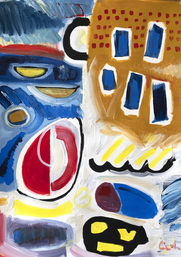 Abstract 12 2019 nature by Maciej Cieśla, Work on Paper for Sale on Singulart