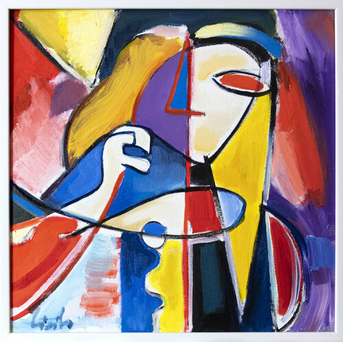 Mädchen 12 2019 abstrakt by Maciej Cieśla, Painting for Sale on Singulart