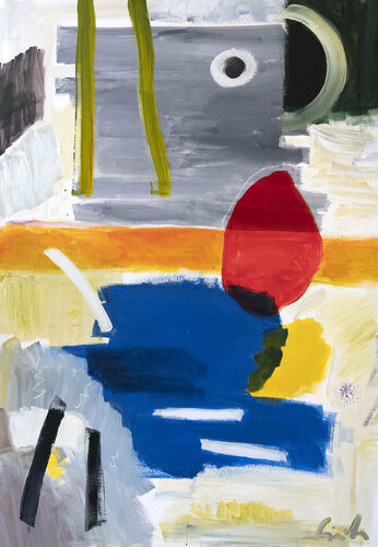 Abstraktion, Farbe und Form by Maciej Cieśla, Painting for Sale on Singulart