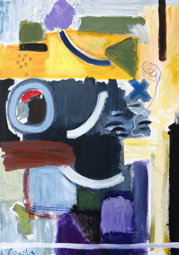 Abstraktion, Farbe und Form by Maciej Cieśla, Painting for Sale on Singulart