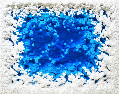 Blue Marine par Olga Skorokhod, Autres supports en vente sur Singulart