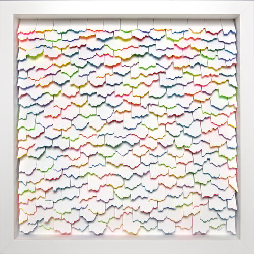 Colorful Cascade by Olga Skorokhod, 조각 for Sale on Singulart