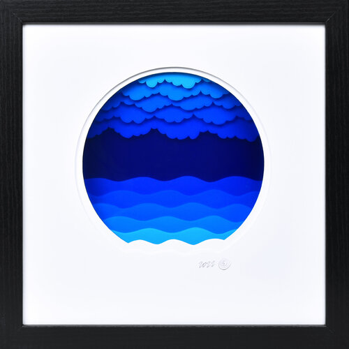 Stormy Pacific Ocean di Olga Skorokhod, Opera su carta in vendita su Singulart