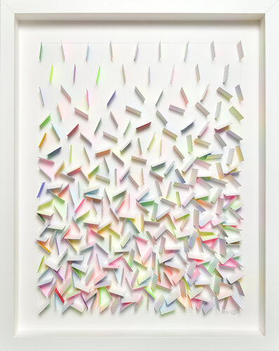 Colorful Rain - 08 by Olga Skorokhod, Sculpture for Sale on Singulart