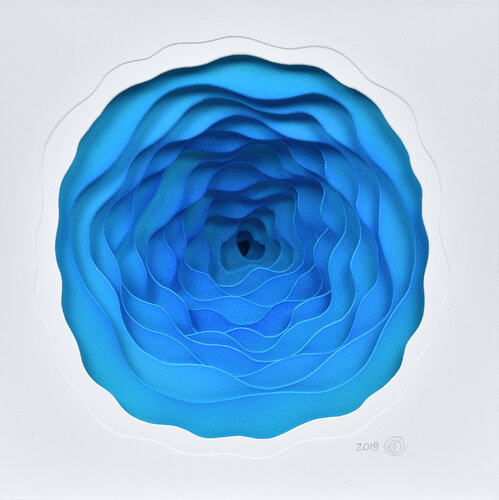 Blue Cold Ice di Olga Skorokhod, Altri media in vendita su Singulart