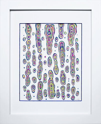 Colorful Paint Drips di Olga Skorokhod, Opera su carta in vendita su Singulart