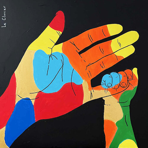 DADDY'S HAND van LeClosier, Schilderij te koop op Singulart