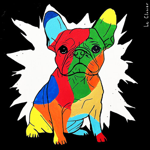 BULLDOG van LeClosier, Schilderij te koop op Singulart