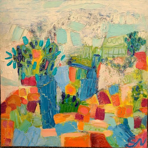 Happy land van Stacy N, Schilderij te koop op Singulart
