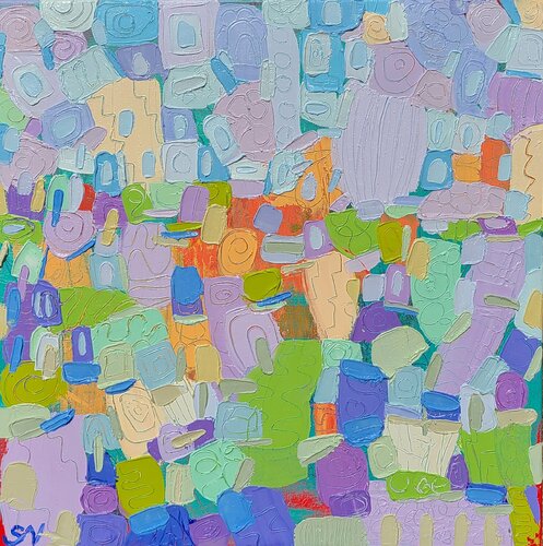 Bubbly bayou van Stacy N, Schilderij te koop op Singulart