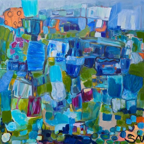 Garden glory van Stacy N, Schilderij te koop op Singulart