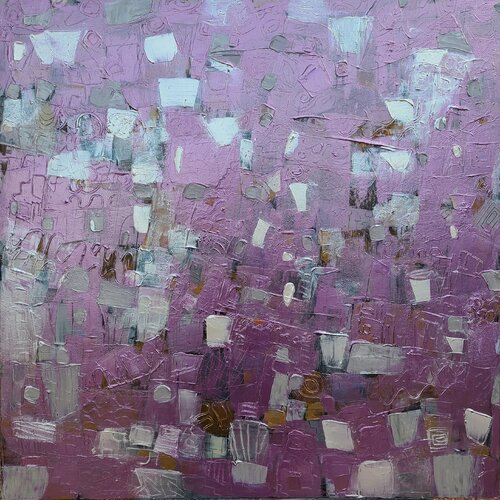 Purple rain di Stacy N, Pittura in vendita su Singulart