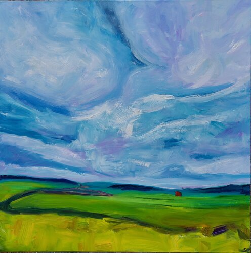 Cloudy sky di Stacy N, Pittura in vendita su Singulart