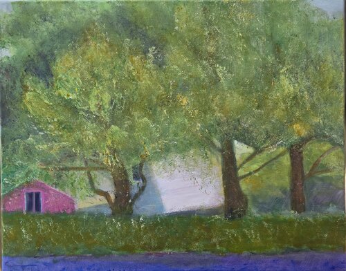 Emerald quiet van Stacy N, Schilderij te koop op Singulart