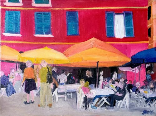 Table hunters di Stacy N, Pittura in vendita su Singulart