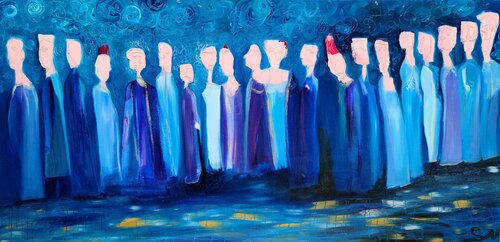 Curtain call van Stacy N, Schilderij te koop op Singulart