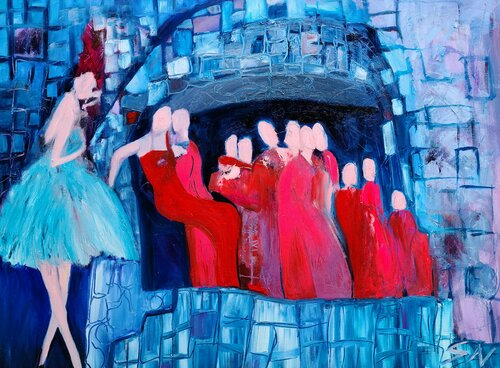 Palace promenade van Stacy N, Schilderij te koop op Singulart