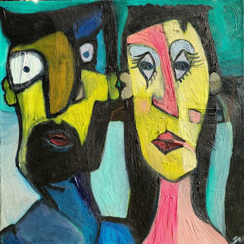 Weirdos connect by Stacy N, Painting for Sale on Singulart