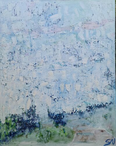 Big white one van Stacy N, Schilderij te koop op Singulart