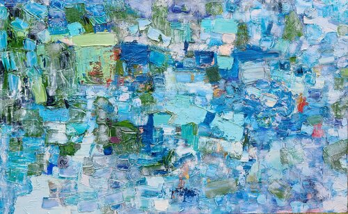 Lakehouse van Stacy N, Schilderij te koop op Singulart