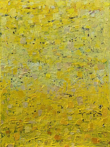 Naturally abstract yellow von Stacy N, Malerei kaufen auf Singulart