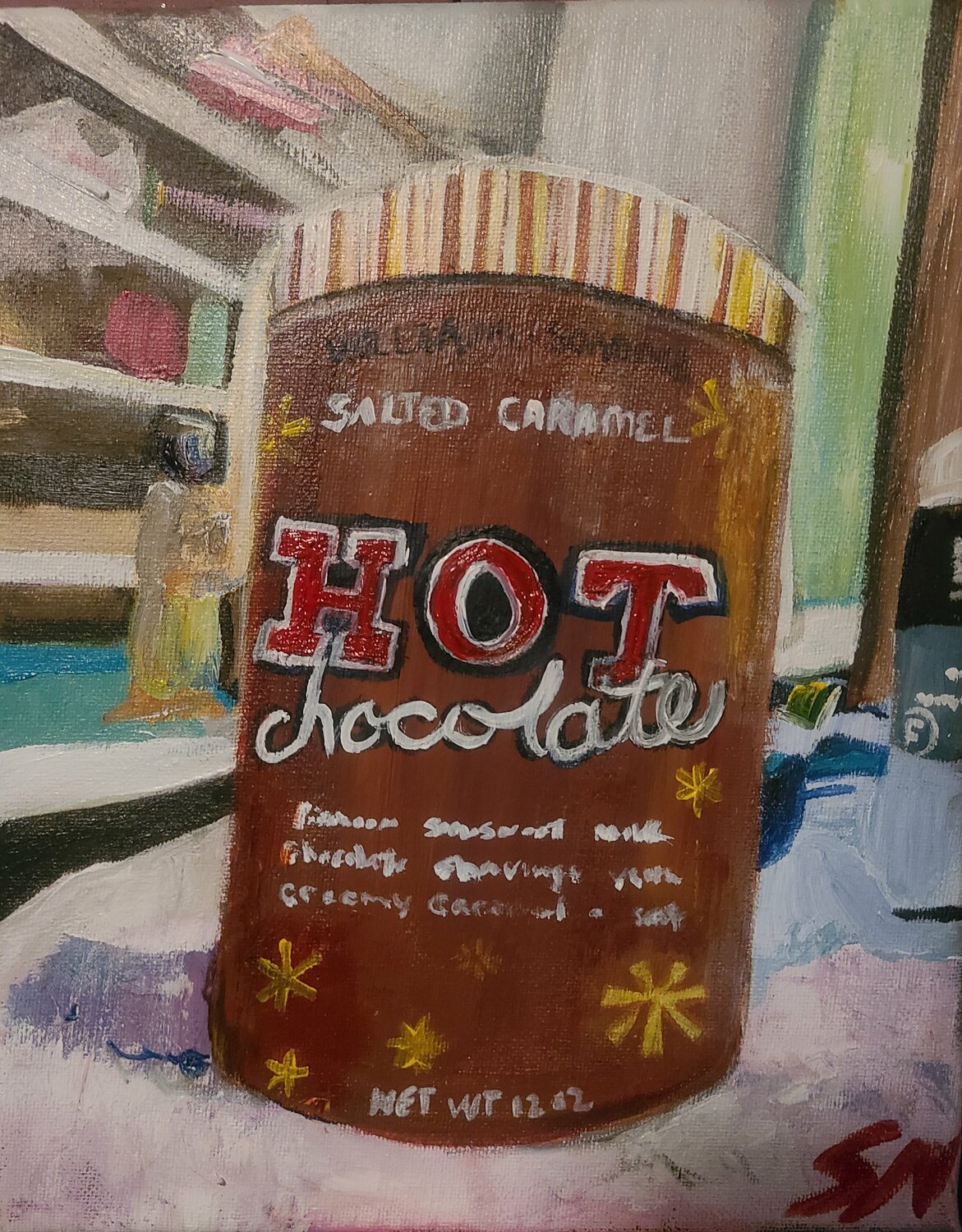 Hot chocolate can Stacy N