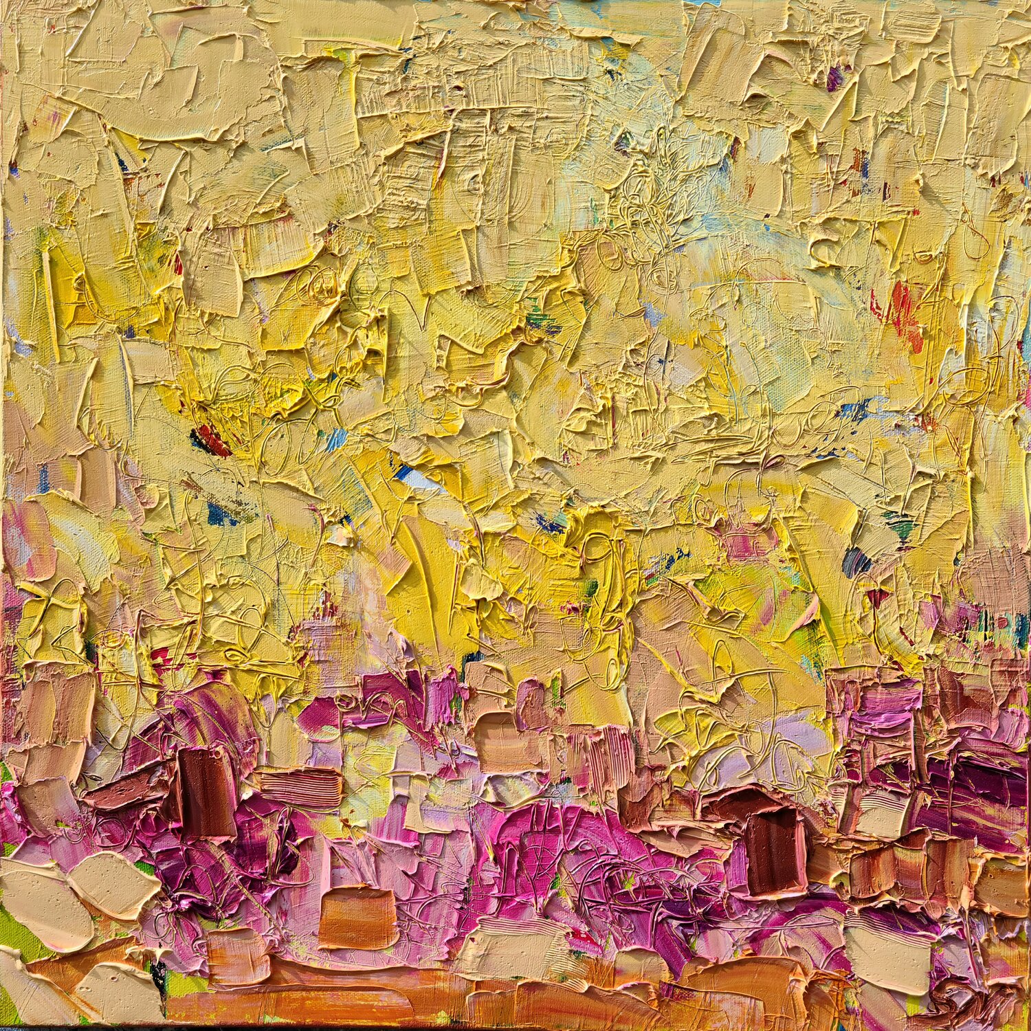 Yellow abstract #1 Stacy N