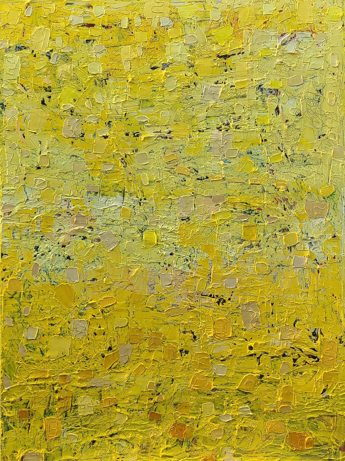 Naturally abstract yellow Stacy N