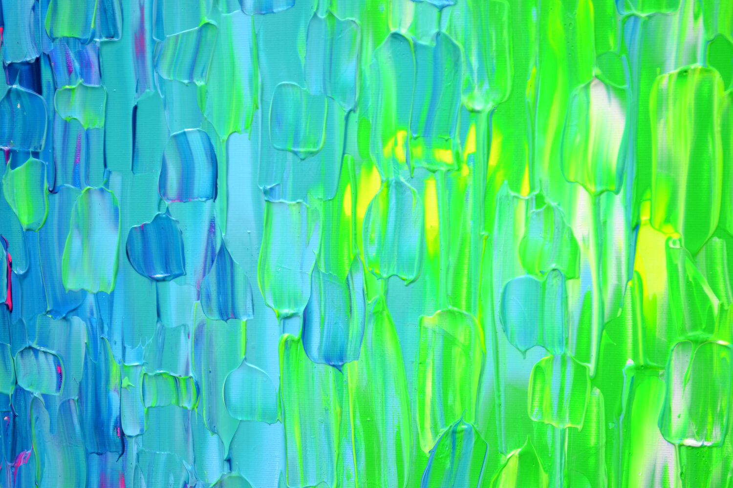 YGBM Large Palette Knife Colorful Painting by Tiberiu Soos (2021