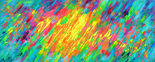 A Colorful Life di Tiberiu Soos, Pittura in vendita su Singulart