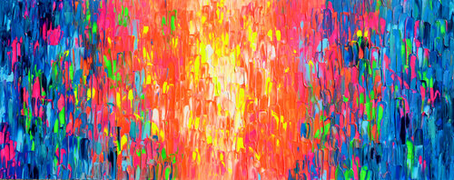 Happy Gypsy Girl Dancing in the Night XVI van Tiberiu Soos, Schilderij te koop op Singulart